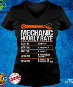 Funny Mechanic Hourly Rate future mechanic T Shirt