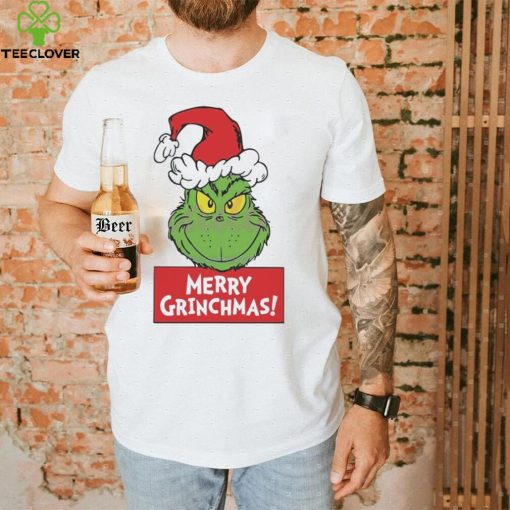 Funny Merry Grinchmas Santa Hat Shirt