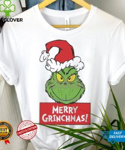 Funny Merry Grinchmas Santa Hat Shirt