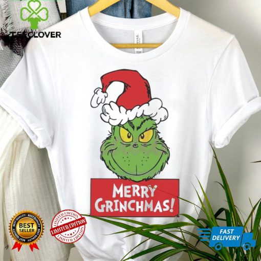 Funny Merry Grinchmas Santa Hat Shirt