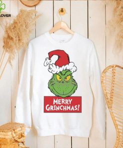 Funny Merry Grinchmas Santa Hat Shirt