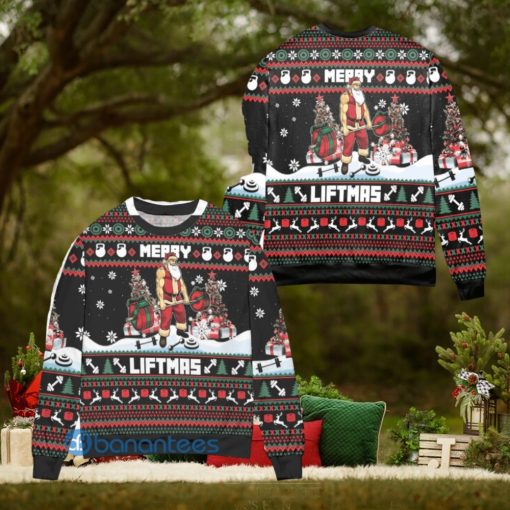 Funny Merry Liftmas Fitness Ugly Christmas Sweater Christmas Gift For Men And Women