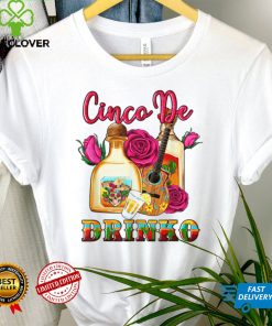 Funny Mexican Cinco De Mayo Party Women Men Cinco De Drinko T Shirt