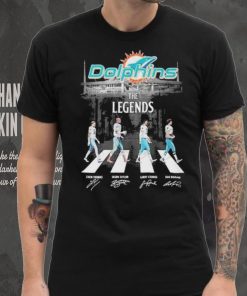 Funny Miami dolphins abbey road the legends cross the street hoodie, sweater, longsleeve, shirt v-neck, t-shirt