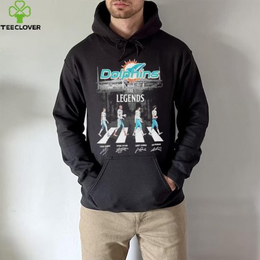 Funny Miami dolphins abbey road the legends cross the street hoodie, sweater, longsleeve, shirt v-neck, t-shirt