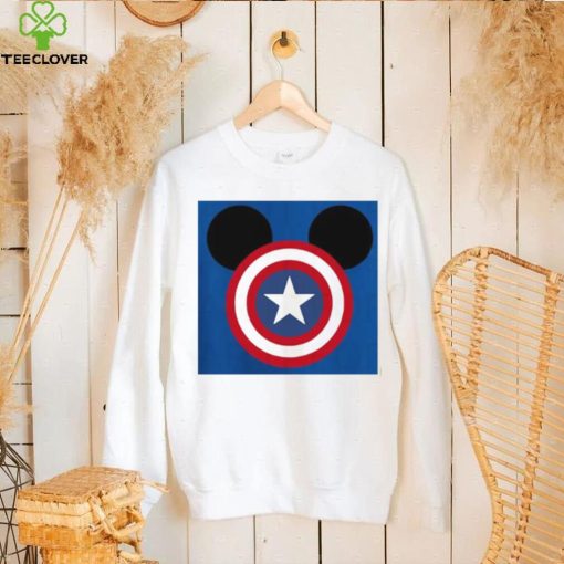 Funny Mickey Marvel Captain America T Shirt