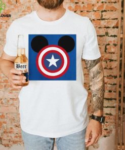 Funny Mickey Marvel Captain America T Shirt