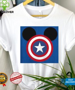 Funny Mickey Marvel Captain America T Shirt