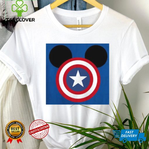 Funny Mickey Marvel Captain America T Shirt