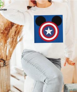 Funny Mickey Marvel Captain America T Shirt