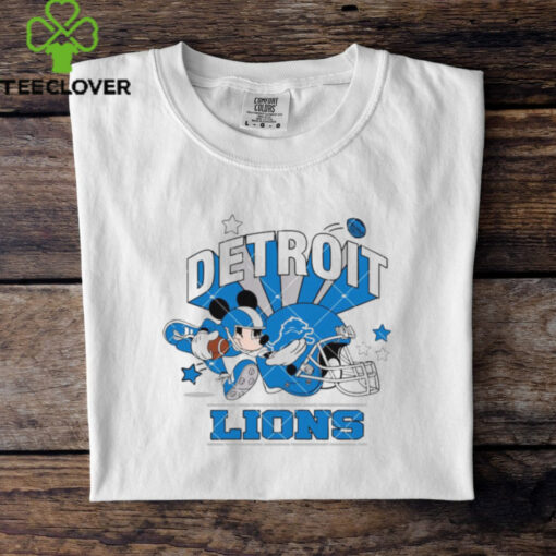 Funny Mickey Mouse  Football Detroit Lions  Shirt