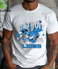 Funny Mickey Mouse  Football Detroit Lions  Shirt