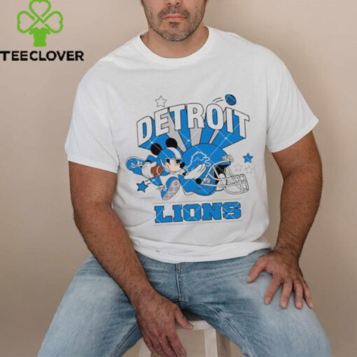 Funny Mickey Mouse  Football Detroit Lions  Shirt