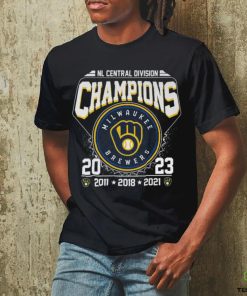 Funny Milwaukee Brewers National League Central Division 2023 Champions Shirt