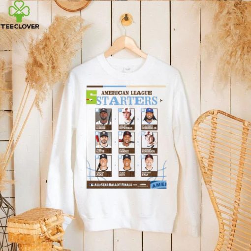 Funny Mlb the all star ballot finals 2024 American league starters shirt