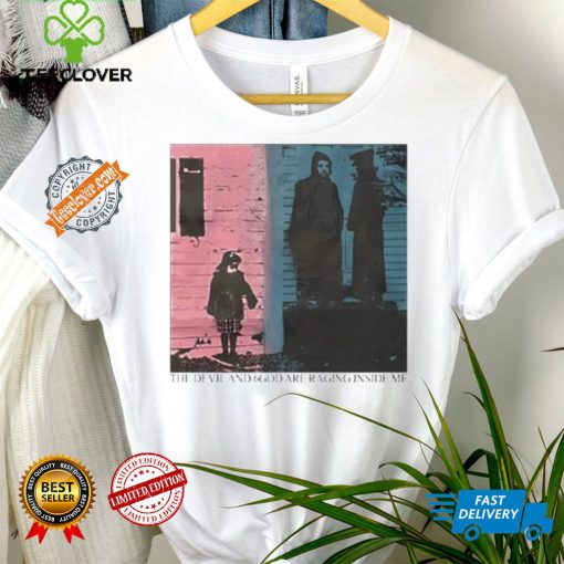 Funny New the devil and 6god are raging inside me shirt