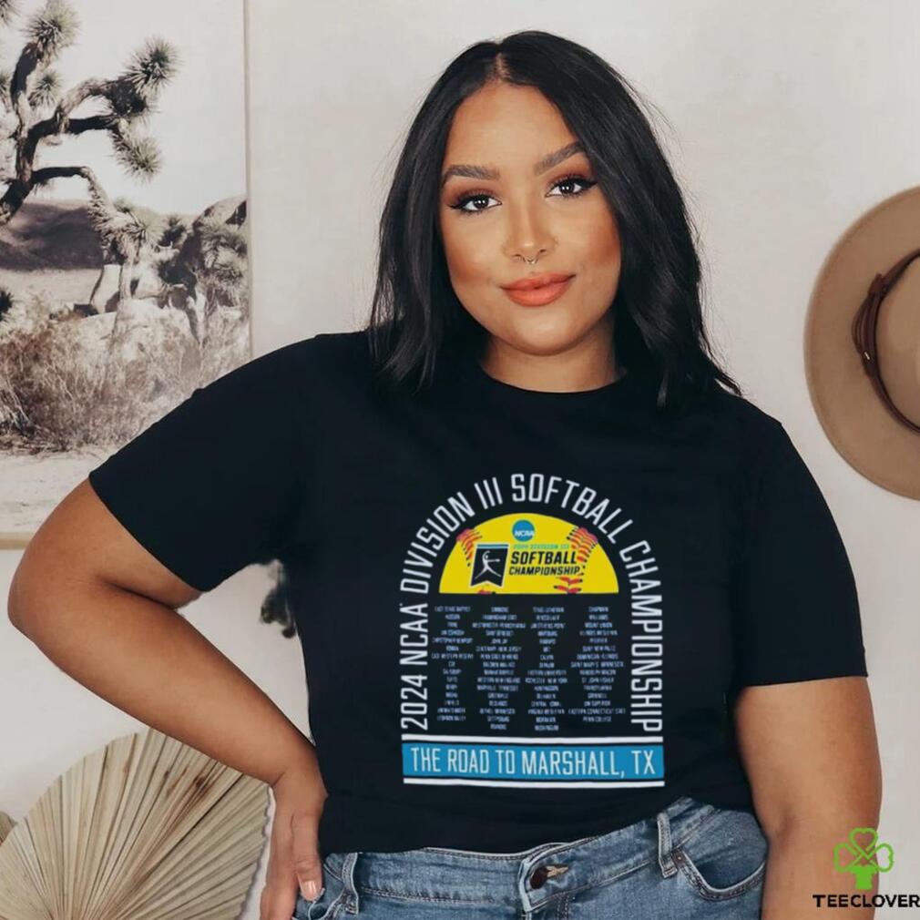 Funny Official NCAA Division III Softball Championship 2024 The Road To Marshall, TX Shirt Funny Official NCAA Division III Softball Championship 2024 The Road To Marshall, TX Shirt