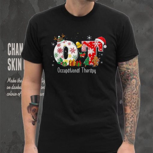 Funny Ot Nurse Occupational Therapy Santa Christmas Pajama Shirt