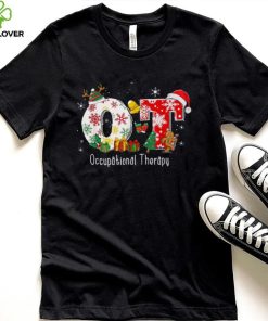 Funny Ot Nurse Occupational Therapy Santa Christmas Pajama Shirt