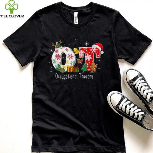 Funny Ot Nurse Occupational Therapy Santa Christmas Pajama Shirt