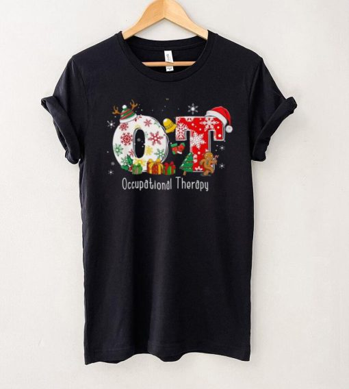 Funny Ot Nurse Occupational Therapy Santa Christmas Pajama Shirt