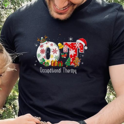 Funny Ot Nurse Occupational Therapy Santa Christmas Pajama Shirt