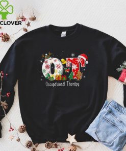 Funny Ot Nurse Occupational Therapy Santa Christmas Pajama Shirt