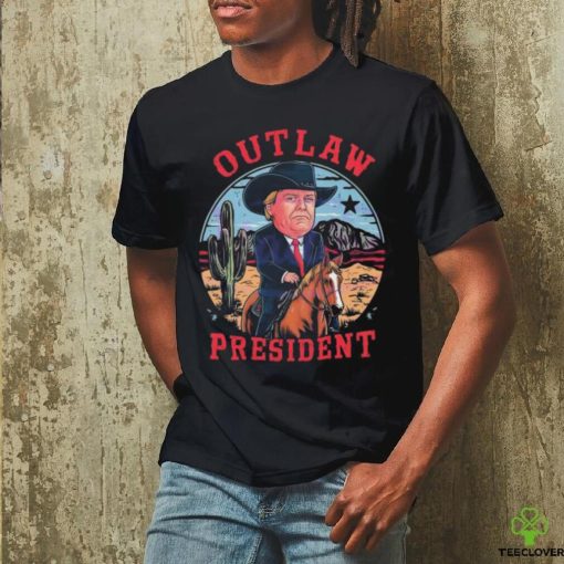 Funny Outlaw President 2024 Election Vintage Shirt