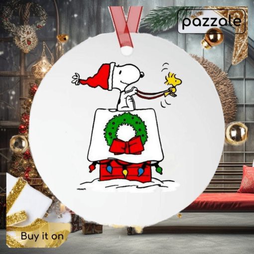 Funny Peanuts Snoopy Christmas Peanuts Christmas Ornaments