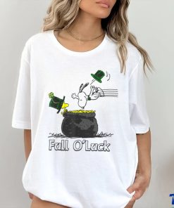 Funny Peanuts St. Patrick’s Day Snoopy And Woodstock Full O’Luck T Shirt
