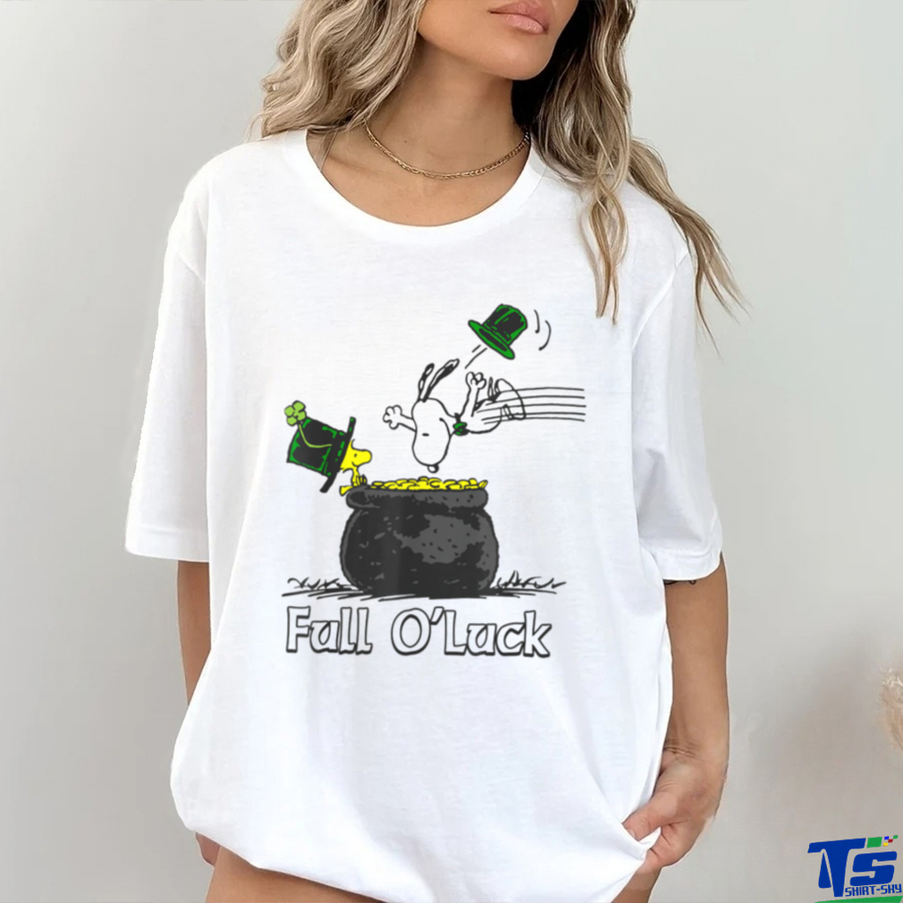 Funny Peanuts St. Patrick’s Day Snoopy And Woodstock Full O’Luck T Shirt Funny Peanuts St. Patrick’s Day Snoopy And Woodstock Full O’Luck T Shirt