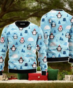 Funny Penguins Christmas Unisex Ugly Sweater