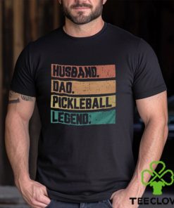 Funny Pickleball Dad T Shirt Husband Legend A Vintage Styled Father Classic