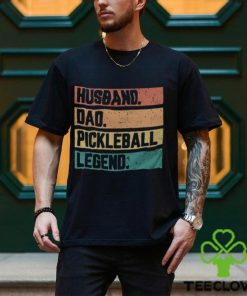 Funny Pickleball Dad T Shirt Husband Legend A Vintage Styled Father Classic