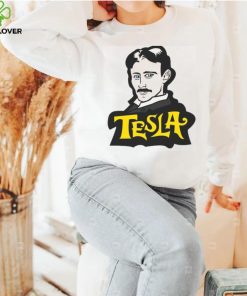 Funny Portrait Nikola Tesla Animated Unisex Sweatshirt