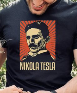 Funny Portrait Nikola Tesla Mix Hitler Unisex T Shirt