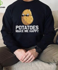 Funny Potato Art For Men Women Kawaii Potato I Love Potatoes T Shirt