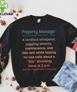 Funny Property Manager Sweatshirt