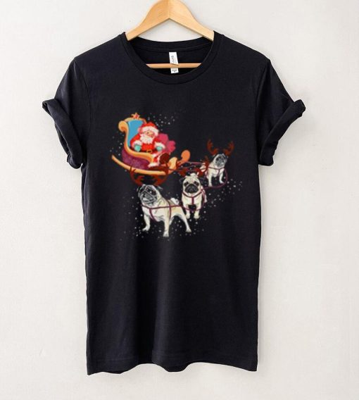 Funny Pug T Shirt Christmas