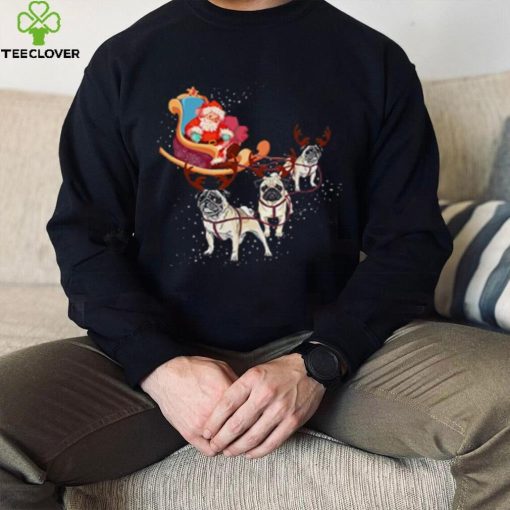 Funny Pug T Shirt Christmas