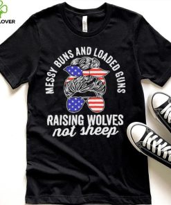 Funny Raising Wolves Not Sheep T Shirt