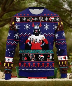 Funny Reindeer Darth Vader Star Wars Ugly Christmas Sweater Holiday For Men And Women