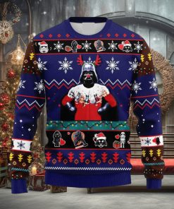 Funny Reindeer Darth Vader Star Wars Ugly Christmas Sweater Holiday For Men And Women