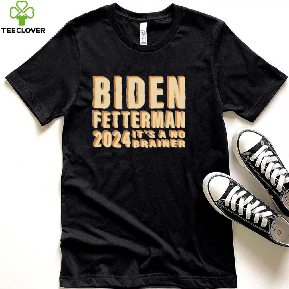 Funny Retro Biden Fetterman 2024 It’s A No Brainer Shirt Funny Retro Biden Fetterman 2024 It’s A No Brainer Shirt
