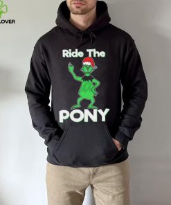Funny Ride The Pony Christmas Grinch Shirt