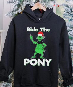Funny Ride The Pony Christmas Grinch Shirt