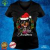 Womens Mrs Santa Leopard Print Pattern Christmas Santa Hat T Shirt T Shirt Hoodie, Sweter Shirt