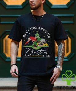 Funny Rugby Rucking Around The Christmas Tree T Shirt 2 Funny Rugby Rucking Around The Christmas Tree T Shirt