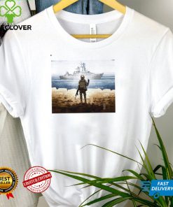 Funny Russian warship go fuck yourself stamp T shirt