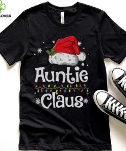 Funny Santa Auntie Claus Christmas Matching Family T Shirt 2 Funny Santa Auntie Claus Christmas Matching Family T Shirt